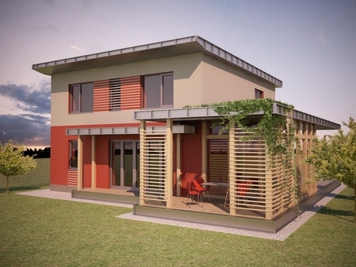 Energeticky pas&iacute;vny dom, Čunovo /novostavba/